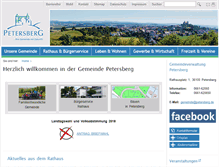 Tablet Screenshot of petersberg.de